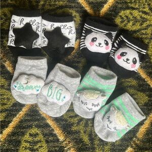 Baby Sock Lot w/Plush